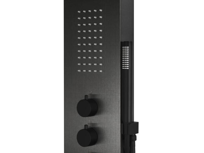 Duschpaneel in Schwarz SAMSARA...