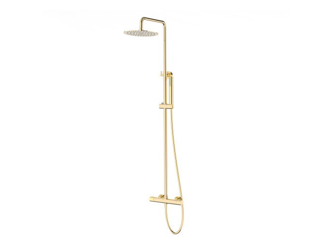 Dusch-Set in Gold LUGO Thermostatisch...