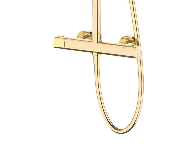 Dusch-Set in Gold LUGO Thermostatisch...