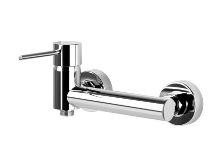 Brausearmatur in Chrom LUGO Badarmatur Duschbatterie Komplette Set