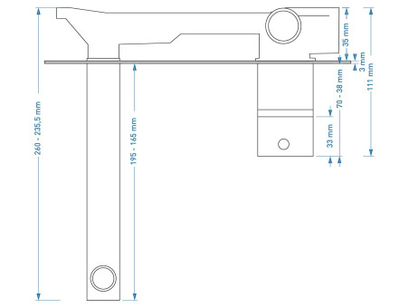 Waschtischarmatur in Chrom LUGO Badarmatur Waschtischbatterie