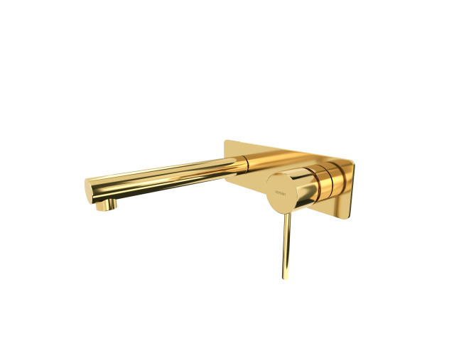 Waschtischarmatur in Gold LUGO Badarmatur Waschtischbatterie