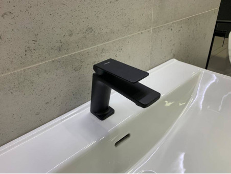 Waschtischarmatur in Schwarz TRINO Kleine Wasserhahn Mischbatterie