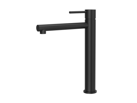 Waschtischarmatur in Schwarz LUGO Hoch Wasserhahn Mischbatterie