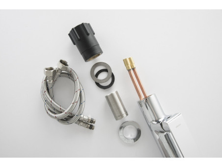 Küchenarmatur in Chrom TRINO  Wasserhahn Küchenmischer