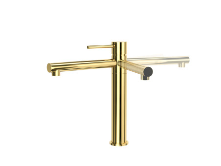 Küchenarmatur in Gold LUGO  Wasserhahn Küchenmischer