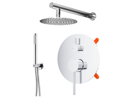 Unterputz Armatur Brausearmatur in Chrom LUGO