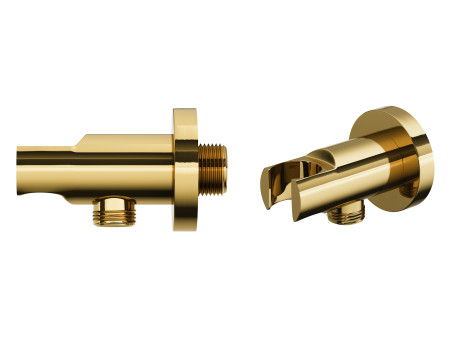 Unterputz Armatur Brausearmatur in Gold LUGO Thermostatisch