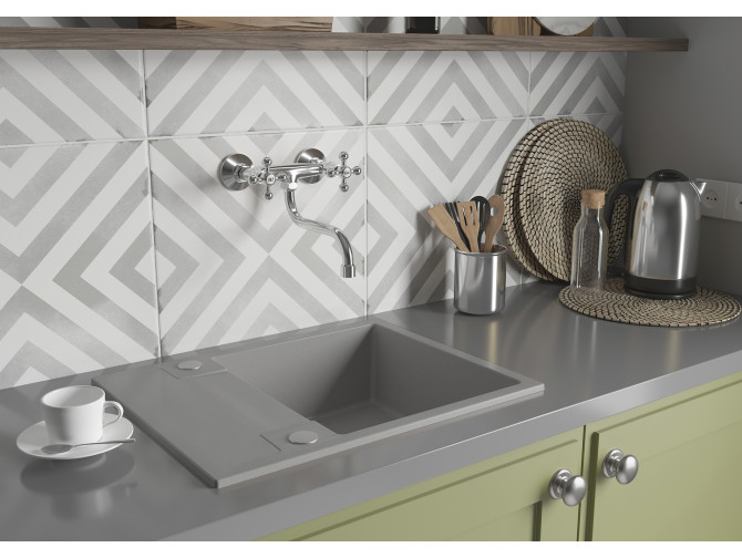 Granitspüle 1-Becken in Grau RAB... Granitspüle 1-Becken in Grau RAB...