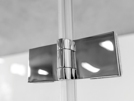 Duschwand 2-teilig Prestigio 80x150 Gehärtetes Glas 6 mm