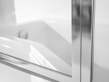 Duschwand 2-teilig Ambition Premium 2 80x140 Gehärtetes Glas 4 mm