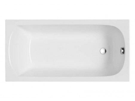 Badewanne Rechteck Classic Slim 130x70 Rand 17mm | Ablauf Viega & Füße GRATIS !