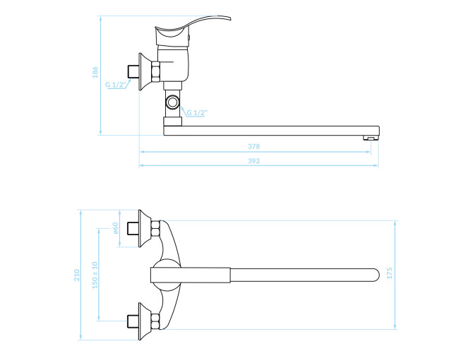 Badewannenarmatur in Chrom ARGOX... Badewannenarmatur in Chrom ARGOX...