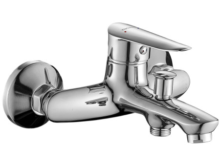 Badewannenarmatur in Chrom CENTO Badarmatur Wannenbatterie
