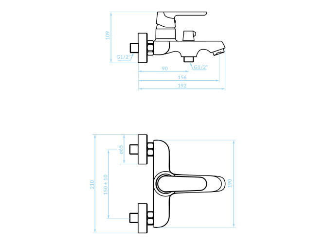 Badewannenarmatur in Chrom DIMA... Badewannenarmatur in Chrom DIMA...