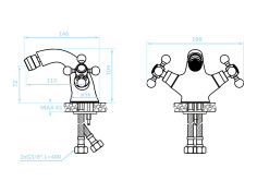 Bidetarmatur in Antik... 2