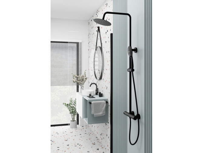 Dusch-Set in Schwarz Thermostatisch... Dusch-Set in Schwarz Thermostatisch...