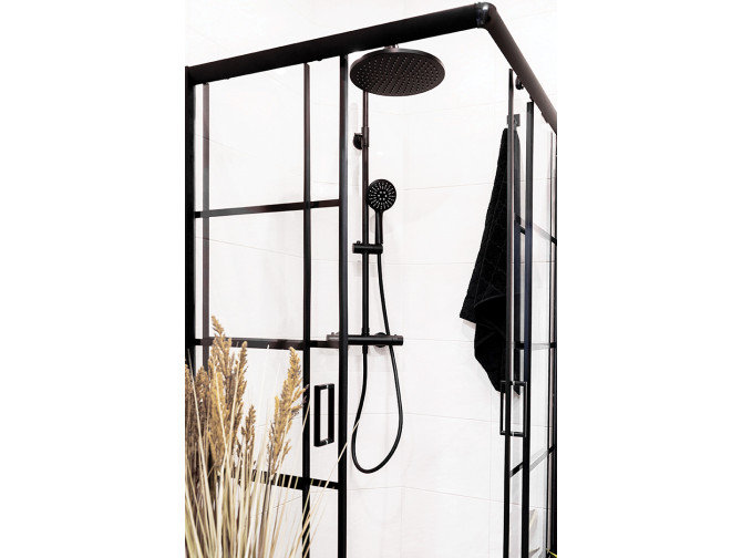 Dusch-Set in Schwarz Thermostatisch... Dusch-Set in Schwarz Thermostatisch...