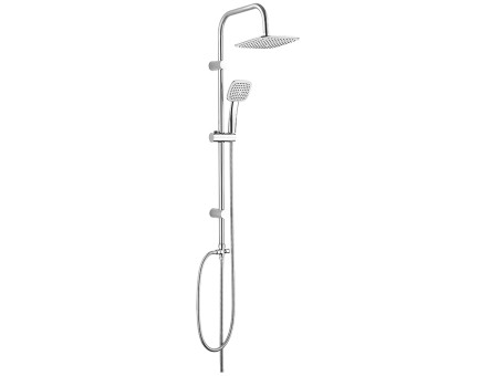 Regendusche in Chrom ONDO Handbrause, Duschsystem