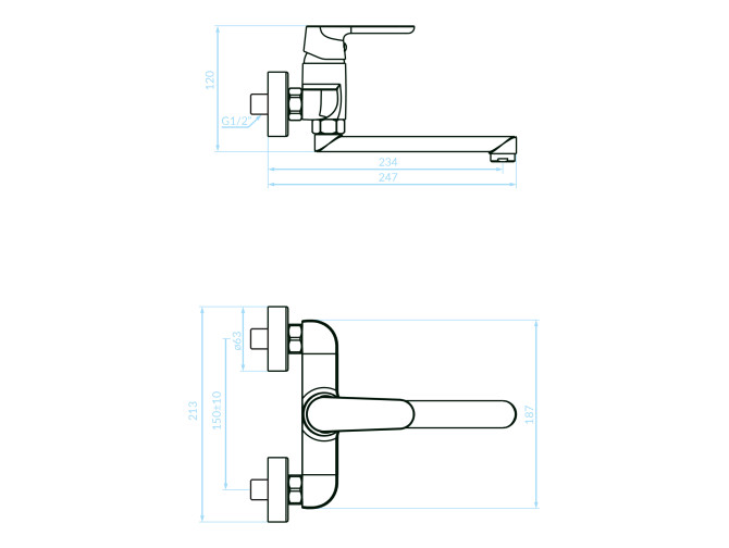 Waschtischarmatur in Chrom DIMA... Waschtischarmatur in Chrom DIMA...