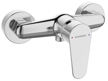 Brausearmatur in Chrom FRESNO Badarmatur Duschbatterie