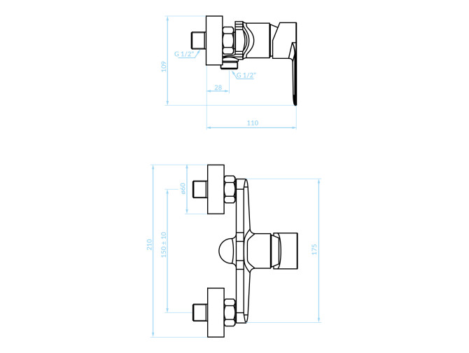 Brausearmatur in Chrom FRESNO... Brausearmatur in Chrom FRESNO...