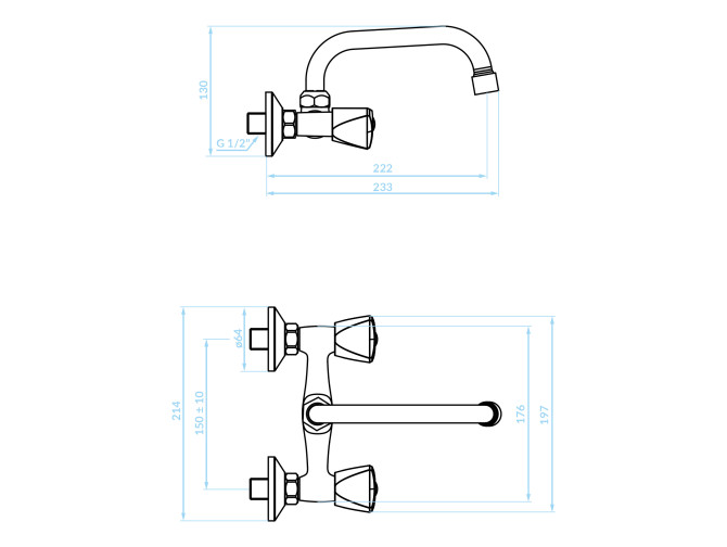 Waschtischarmatur in Chrom NORM... Waschtischarmatur in Chrom NORM...