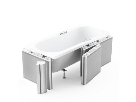 Badewanne Rechteck Classic Slim 160x70 Rand 17mm | Ablauf Viega & Füße GRATIS !