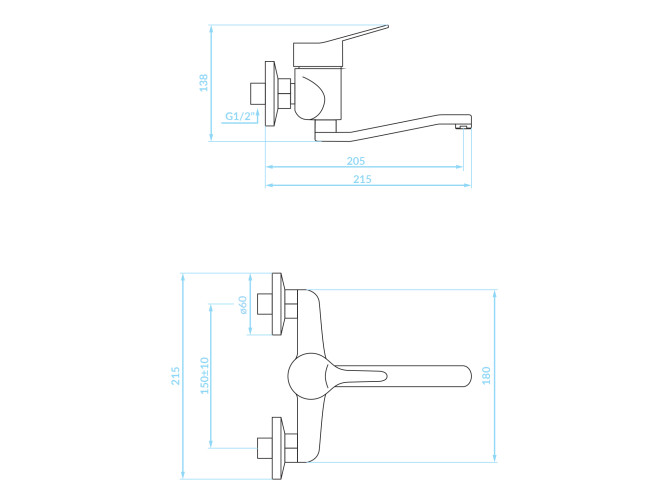 Waschtischarmatur in Chrom TIBI... Waschtischarmatur in Chrom TIBI...