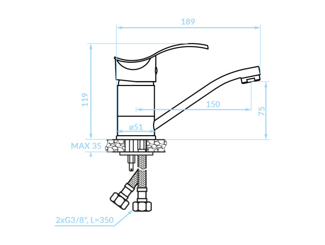 Waschtischarmatur in Chrom ARGOX... Waschtischarmatur in Chrom ARGOX...