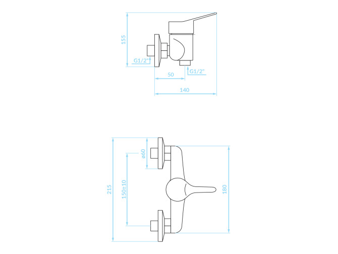 Brausearmatur in Chrom TIBI... Brausearmatur in Chrom TIBI...