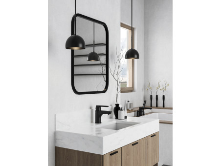 Waschtischarmatur in Schwarz DIMA Kleine Wasserhahn Mischbatterie + Click-Clack