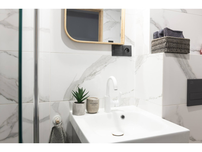 Waschtischarmatur in Weiß DIMA Hoch... Waschtischarmatur in Weiß DIMA Hoch...