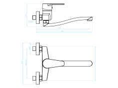 Küchenarmatur in Chrom LUGA... 2