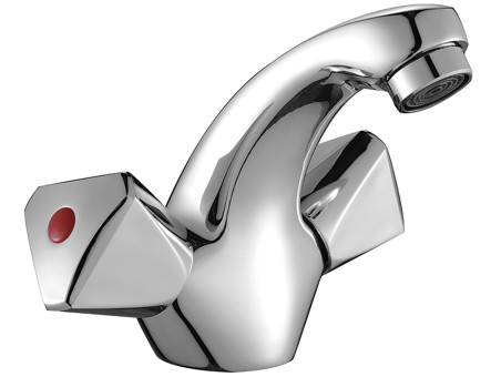 Waschtischarmatur in Chrom NORM Kleine Wasserhahn Mischbatterie