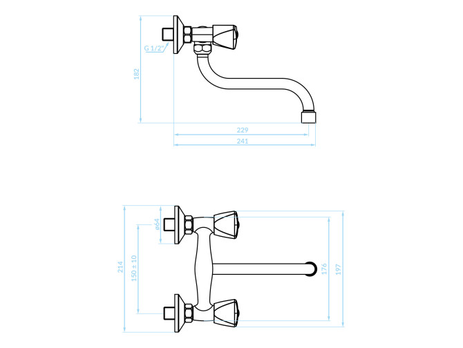 Küchenarmatur in Chrom NORM... Küchenarmatur in Chrom NORM...