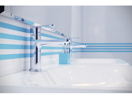 Waschtischarmatur in Chrom PANAZ Kleine Wasserhahn Mischbatterie