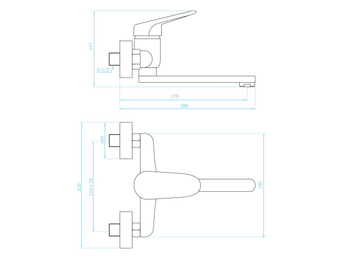Küchenarmatur in Chrom ORIS...