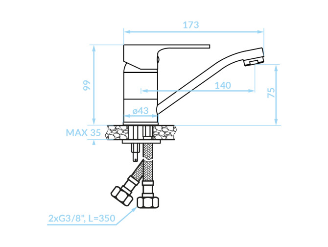 Waschtischarmatur in Chrom PANAZ... Waschtischarmatur in Chrom PANAZ...