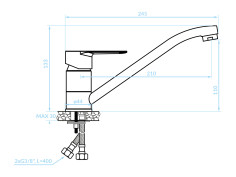 Küchenarmatur in Chrom... 2