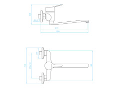 Küchenarmatur in Chrom TIBI... 2