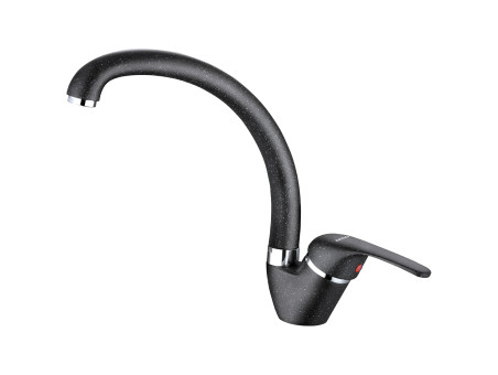 Küchenarmatur in Schwarz INGA  Wasserhahn Küchenmischer