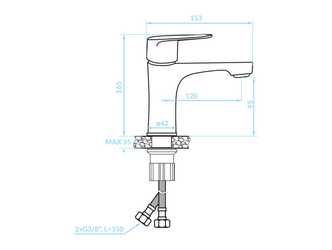 Waschtischarmatur in Chrom SAGRA... Waschtischarmatur in Chrom SAGRA...