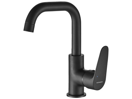 Waschtischarmatur in Schwarz SAGRA Hoch Wasserhahn Mischbatterie