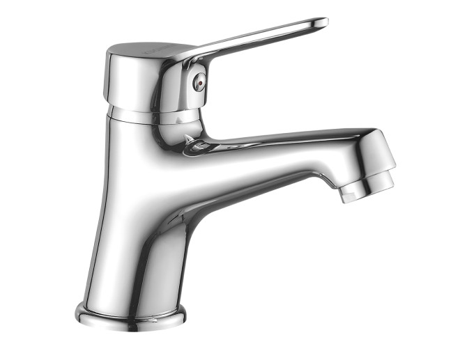 Waschtischarmatur in Chrom TIBI Kleine Wasserhahn Mischbatterie