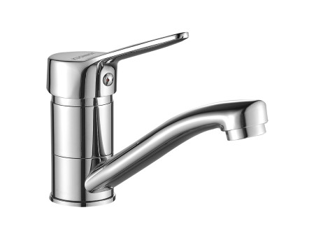 Waschtischarmatur in Chrom TIBI Kleine Wasserhahn Mischbatterie