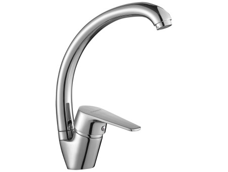 Küchenarmatur in Chrom LUGA  Wasserhahn Küchenmischer