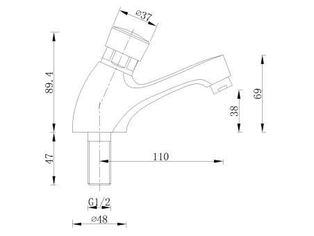 Waschtischarmatur in Chrom ZEIT Kleine Wasserhahn Mischbatterie