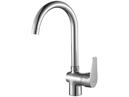 Küchenarmatur in Chrom LUGA  Wasserhahn Küchenmischer