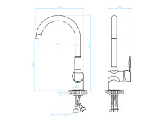 Küchenarmatur in Schwarz... 2
